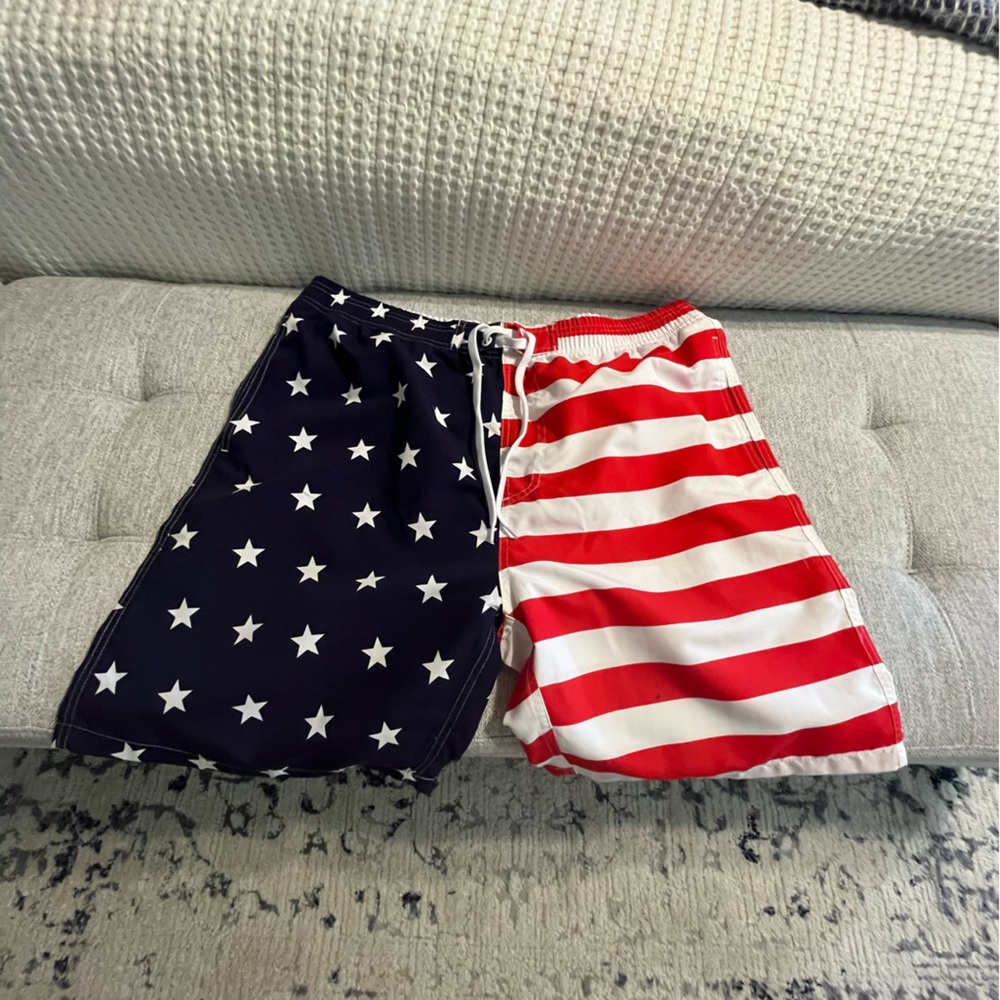 Mountain and Isles -size XXL- American Flag